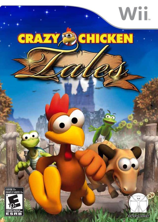Crazy Chicken Tales box art for Wii